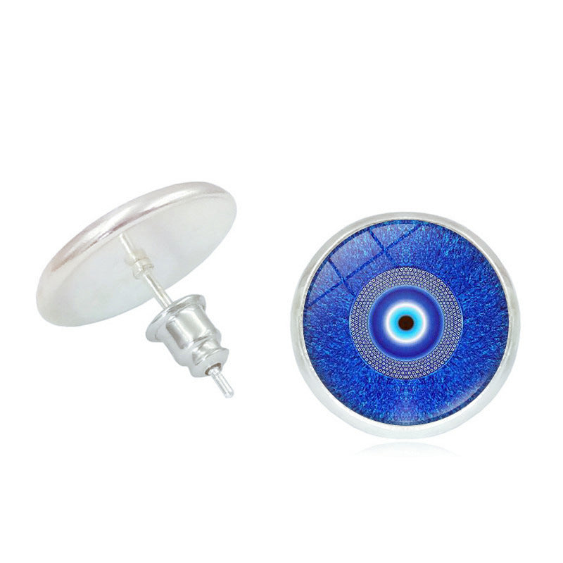 Wholesale Devil Eye Metal Earrings